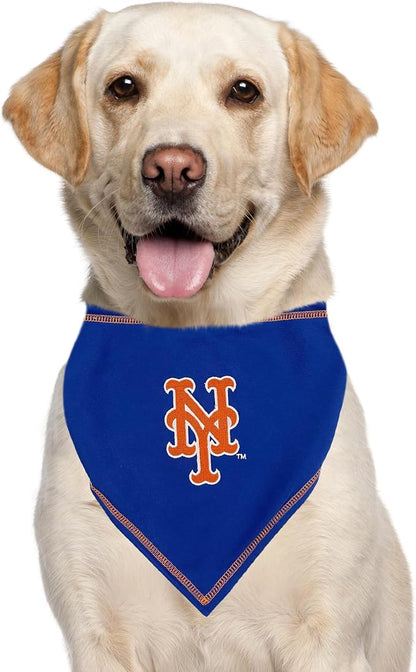 Pets First MLB New York Mets TIE Bandana, Large/X-Large. Dog Bandana Scarf Bib - Image 5