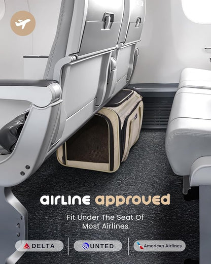 MIDOG Cat Carrier Soft for Small to Medium-Sized Cats, TSA Airline Approved - Image 5