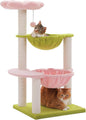 Flower Cat Tree with 2 Large Hammocks, 37.4" Small Cat Tower by MUTTROS