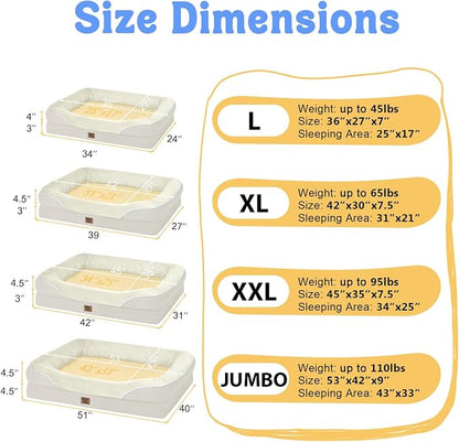 Orthopedic Removable Large Dog Bed -XL Large Dog Beds - Image 7