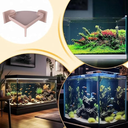 Aquarium Cave Hideout with Viewing Window – Corner Fish Tank Tunnel - Image 4