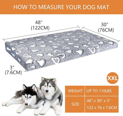 VANKEAN Dog Crate Mat Reversible Cool and Warm, Stylish Dog Bed - Image 2