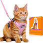 Halypet Cat Harness and Leash Set Escape Proof Adjustable Cat Leash Comfortable by DOMoreWithYourPet
