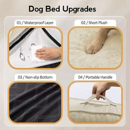 Large Dog Bed - XL Orthopedic Egg-Crate Memory Foam Dog Beds - Image 5