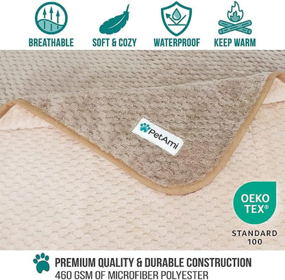 PetAmi Waterproof Dog Blanket, Leakproof Puppy Blanket - Image 3
