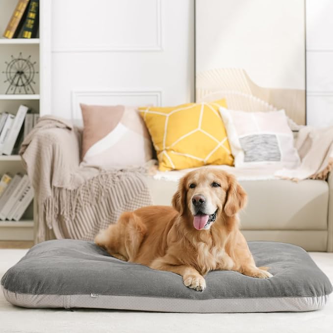 Dog Bed for 150 Pounds Dogs, Super Comfy Large Bed, 47 Inches Orthopedic - Image 8