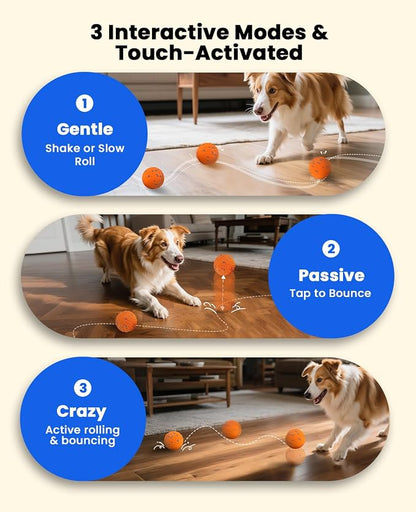 Smart Interactive Dog Balls, Automatic Moving Ball - Image 6