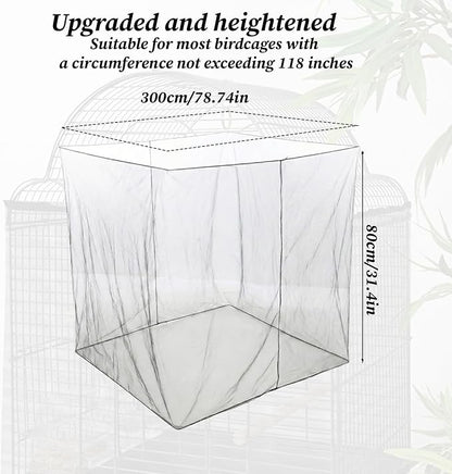 Large Bird Cage Seed Cather - Image 7