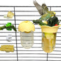 7 PCS Bird Cage Feeder for Vegetable Millet Holder Cage Accessories by Unknown
