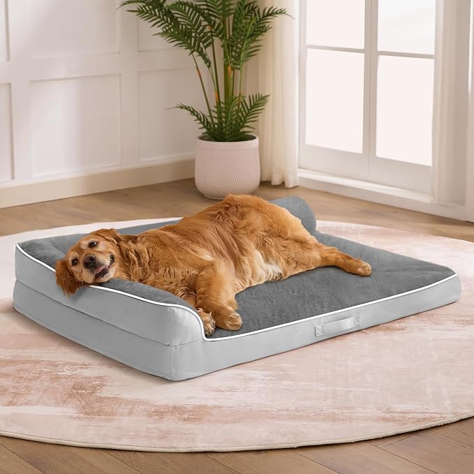 Dog Bed Large Sized Dogs, Orthopedic Dog Bed by Aeroluxe