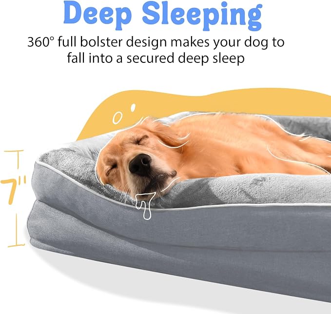 Orthopedic Washable Large Dog Bed - Image 3
