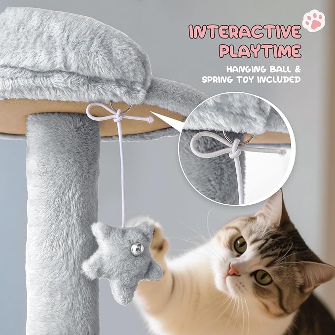 MoNiBloom 77 Inch Cat Tree Tower - Image 5