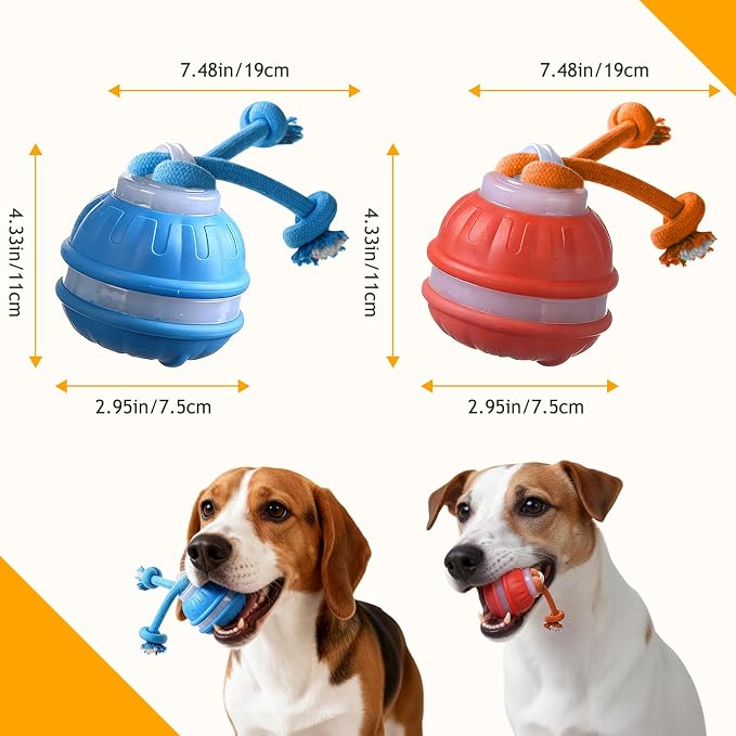 Interactive Dog Toys, Upgraded Motion Activated Rolling Dog Ball Toy - Image 6