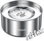 Stainless Steel Dog Water Bowl No Spill, 101oz/3L Large Capacity Pet Water by FORWH