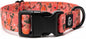 Lucy & Co. Posy Pink Dog Collar by LucyCo
