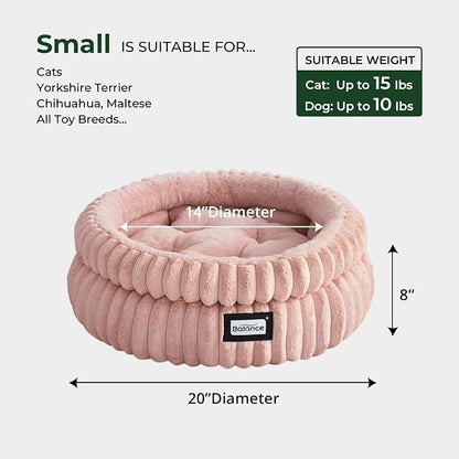 BALANCE Cat Bed Kitten Bed, Washable Round Cat Beds - Image 5