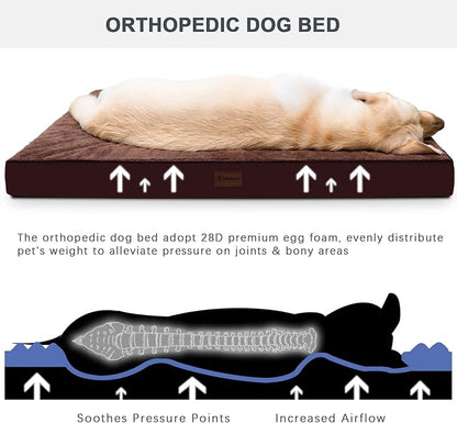 MIHIKK Waterproof Dog Bed Large Size Dog Orthopedic Pet Beds - Image 2