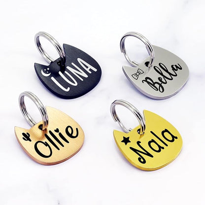 Ultra Joys Cat ID Tag Personalized Pet Tags, Durable Stainless Steel Small Pet - Image 8