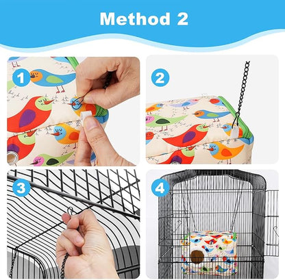 Cotton Bird Bed & Hammock for Cage - Image 4