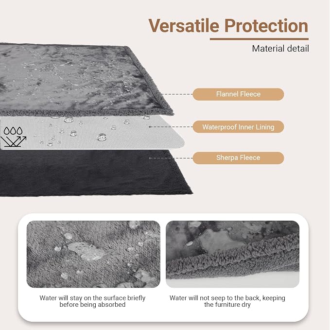 Waterproof Dog Blanket for Medium Dogs - Image 3