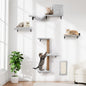 5-in-1 Cat Wall Shelves, Perch & Lounge by ZLAFM