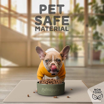 Dog Food Mat - 24x15 Raised Edges Dogs Mat - Image 3