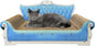 Luxury Cardboard Cat Scratcher Sofa Bed, Couch Shaped Scratching Board by INRLKIT