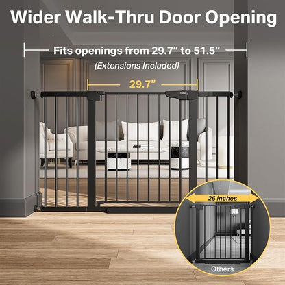 Cumbor 29.7"–51.5" Extra Wide Baby Gate - Image 3