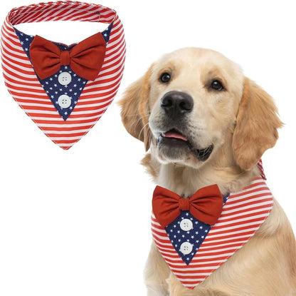 FUAMEY Dog Tuxedo American Flag by FUAMEY