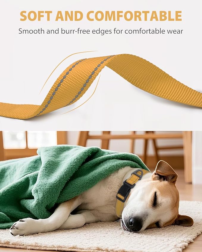 Joytale Reflective Dog Collar, Adjustable Nylon Pet Collar - Image 3