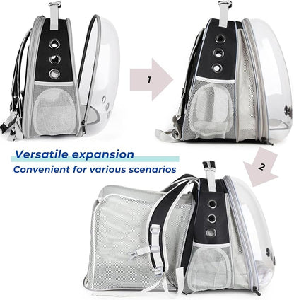 Lollimeow Expandable Cat Backpack Carrier - Image 2