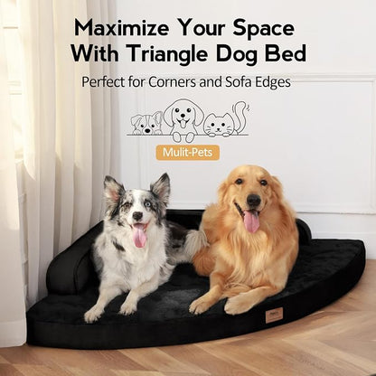 Large Dog Bed - XL Orthopedic Egg-Crate Memory Foam Dog Beds - Image 4