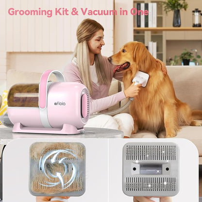 Afloia 6-in-1 Dog Grooming Kit, Pet Grooming Vacuum - Image 2