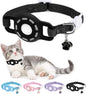 Airtag Cat Collar Breakaway, Stretchy Cat Tracker Collar by DILLYBUD