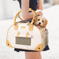 Dog Carrier, Cat Carrier, Pet Carrier, Foldable Premium PU Leather Dog Purse by WelcomeToJohomviin