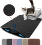 Cat Litter Mat, 24x18 Inches Large Double Layer Honeycomb Cat Litter Trapping by Petinstinct