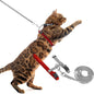 PUPTECK Adjustable Cat Harness and Leash Set Escape Proof Kitten Strap Collar by PUPTECK