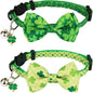 ADOGGYGO St. Patrick's Day Cat Collars by ADOGGYGO