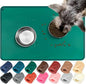 VIVAGLORY Dog Food Mat Flexmat Dog Bowl Mat, Placemat Food Tray by Vivaglory