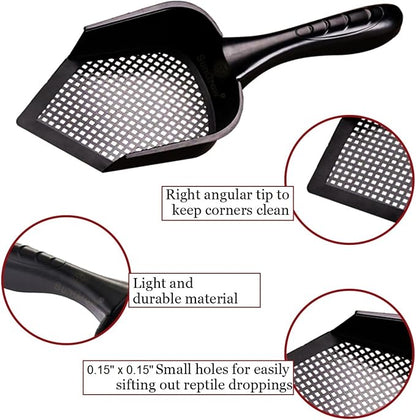 SunGrow Reptile Litter Scoop, Pointed Edge, - Image 3
