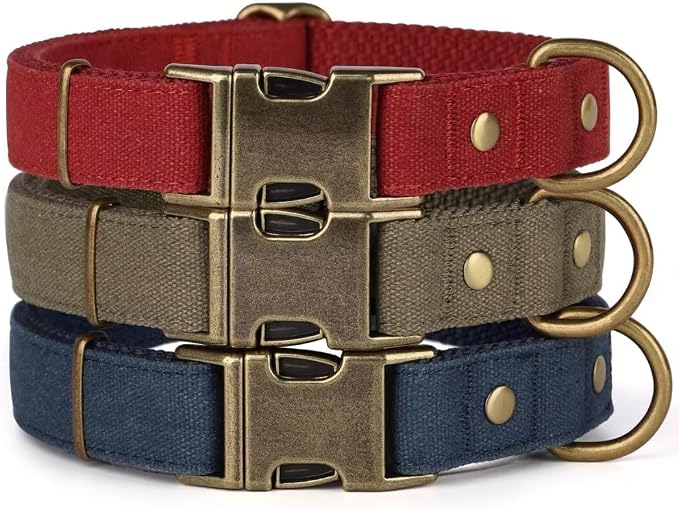 PET ARTIST Dog Collar for Large Dogs, Soft Padded Premium Nylon Dog Collar by PETARTIST