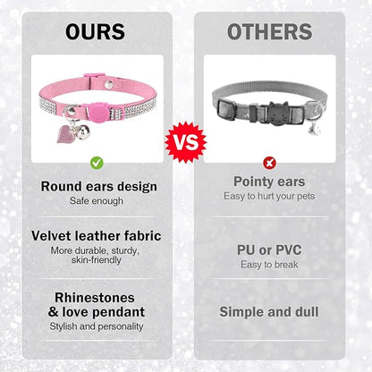 Rhinestone Cat Collar Breakaway - Image 3