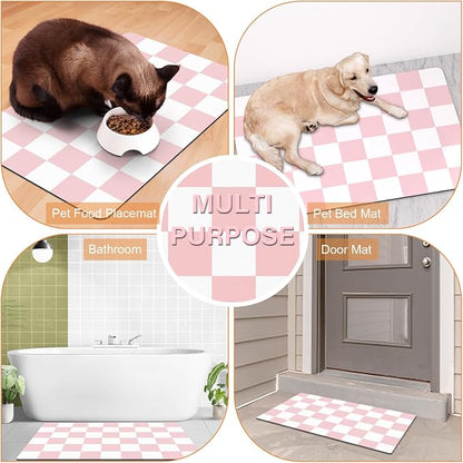 Cat Food Mat - 12"x 20" Cat Dog Mats - Image 6