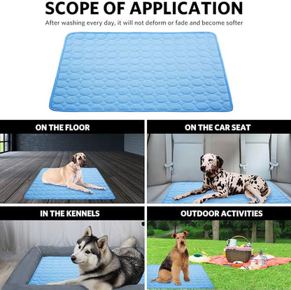 Dog Cooling Mat Pet Cooling Pads Dogs & Cats Pet Cooling Blanket - Image 3