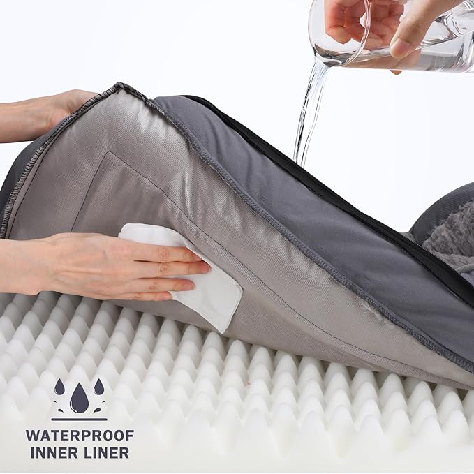 INVENHO Orthopedic Extra Large Dog Bed, XXL Waterproof Dog Sofa, Egg-Crate Foam - Image 3