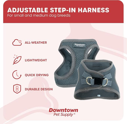 Downtown Pet Supply Step in Dog Harness No Pull, Titanium - Image 3