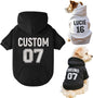 Personalized Name Dog Hoodie, Embroidered Hoodies Pets Name, Custom Pet Memorial by Noni