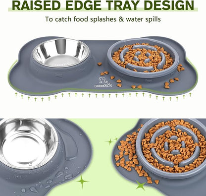 Pecute Slow Feeder Dog Bowls to Slow Down Eating, Dog Bowl Slow Feeder - Image 4