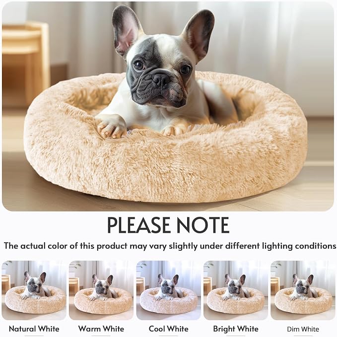 JOLLYVOGUE Calming Dog Bed for Small Dogs - Image 7
