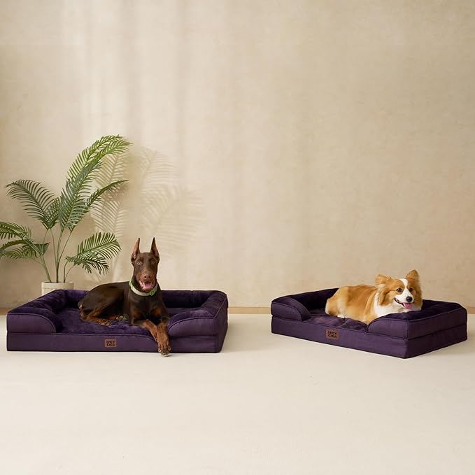 EHEYCIGA Orthopedic Dog Beds for Large Dogs, Waterproof Memory Foam Large Dog - Image 9
